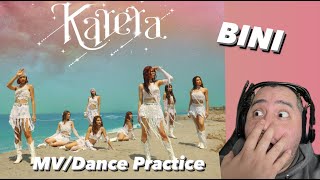 BINI Karera MvDance Practice Reaction [upl. by Graf995]