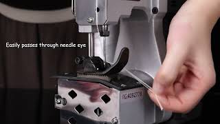 Moonshan Bag Closer Machine  How to Use the Needle Threader [upl. by Gerty]