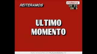 ÚLTIMO MOMENTO FUE PRIMICIA DE CRÓNICA TV [upl. by Gabriela162]