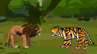 DC2 Bengal tiger vs barbary lion [upl. by Aluino512]