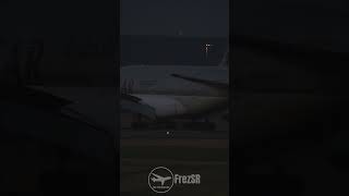 Qatar A380 Landing on RYW03 at Perth Airport [upl. by Annai]