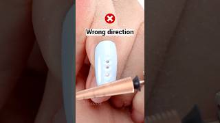 How to Know If the Filing Direction is Wrong or Right 💅 nails naildrill nailtutorial nailtech [upl. by Ambler]