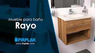 Mueble Rayo para baños  Firplak [upl. by Aiem269]