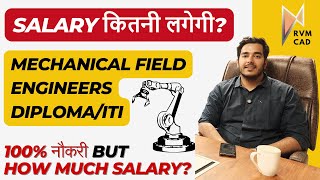 Salary of Mechanical Engineers amp Diploma Holders Salary Guide by RVM CAD [upl. by Flowers]