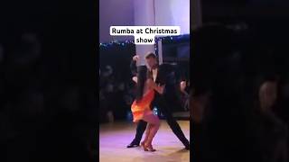 Rumba at Christmas show 🎄🎄🎄 dance danceshorts music christmasdance [upl. by Pomeroy212]