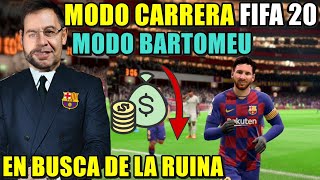 EMPIEZO el MODO CARRERA en MODO BARTOMEU  En BUSCA de LA RUINA FIFA 20  CAP 1 [upl. by Gertrud974]