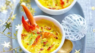 Recette  Mini gratin de homard [upl. by Nocam873]