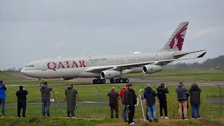 An incredible day at Prestwick airport  A340200 typhoon Hawk MK67s AN12 and more 8424 4K [upl. by Eceinert]