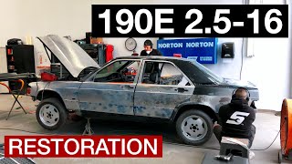 Restoring This Rare 1989 Mercedes 190E 2516  Epic Transformation [upl. by Gotthelf]