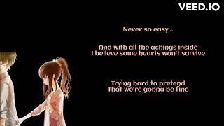 Someones Always Saying Goodbye by Morissette Amon Lyrics [upl. by Neahs]