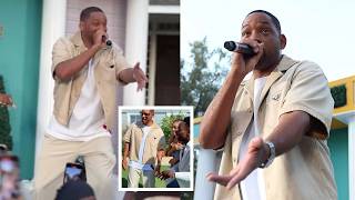 Will Smiths Surprise Summertime Performance at BelAir Season 3 Event [upl. by Oiliruam]