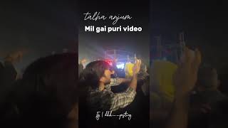 Disrespecting Talha Anjum 😡 Talha Anjum Angry On concert 🤯 karachicity talhaanjum kauntalha fy [upl. by Halyahs]