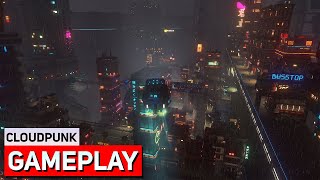 Cloudpunk  Exploring the Cyberpunk World of Nivalis Gameplay No Commentary [upl. by Zeiler]