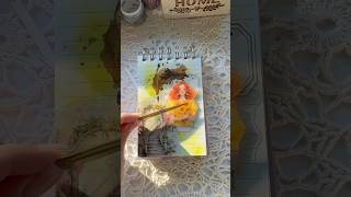 ASMR  journal with me ✨ yellow 💛 asmr journaling scrapbooking inspiration scrapbook shorts [upl. by Htebi570]