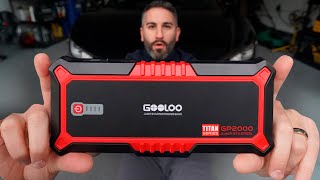 NEVER Get Stranded Again GOOLOO GP2000 Jump Starter Review [upl. by Ecnerrot]