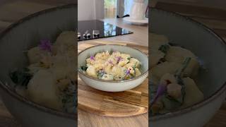 Gnocchis gorgonzola 🧀 food foodie recette recipe easyrecipe italianfood cuisine foodshorts [upl. by Launcelot]