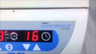 Thermo Sorvall Legend Micro 21 Centrifuge [upl. by Ebocaj]