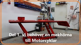 Vi röjer i garaget och bygger en mekplats för motorcyklar del 1 [upl. by Elokcin158]