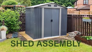 How to assemble garden shed Tuindeco [upl. by Adnirem]