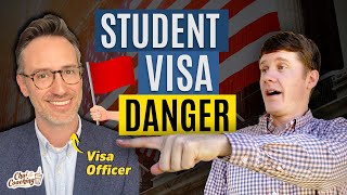 Visa Officer Reveals Biggest Red Flags For F1 Visa Interview [upl. by Terpstra]