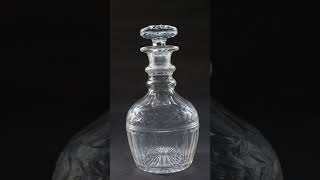 Decanters  Stuart Crystal Arundel Decanter circa 1920s [upl. by Shear]