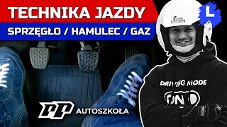 PORADNIK Jazda samochodem sprzęgło hamulec gaz Prawo jazdy nauka jazdy Tychy PP Autoszkoła [upl. by Jens]