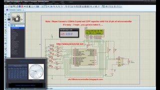 Digital Clock with Date usning pic microcontroller  ds1307 in proteus [upl. by Anselme]