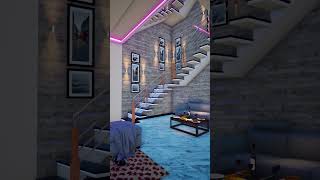 Duplex house design – Full video link in description  Stair 3  shorts [upl. by Edi]