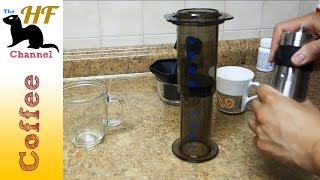 Making Coffee with the Areopress and Porlex Mini [upl. by Gyatt]