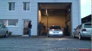 Unitronic R32 Turbo Crazy Fast 536AWHP Dyno street race [upl. by Hurff649]