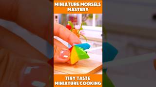 Miniature morsels mastery  tiny taste miniatures shorts [upl. by Elspet]