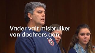 Vader van drie misbruikte dochters valt dader aan  RTL NIEUWS [upl. by Acinod]