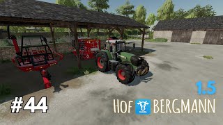 Hof Bergmann 15  Silageballen und Wiese striegeln  Let´sPlay 44 ls22 farming hofbergmann [upl. by Bernetta507]