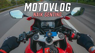 MotoVlog Pertama Syafiq Aiman Naik Ke Genting  CBR650R [upl. by Aitnwahs]