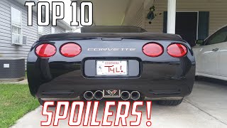 C5 Corvette Spoilers Top 10 Review [upl. by Yttig]