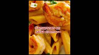 Camarones en salsa cremosa de chipotle [upl. by Llerrod]