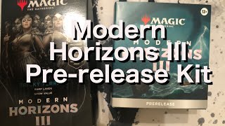 OBD and Stitch start opening Modern Horizons 3 Prerelease kits [upl. by Ynnatirb]