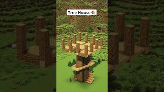 Minecraft Giant Tree House🏠 shorts [upl. by Tchao134]