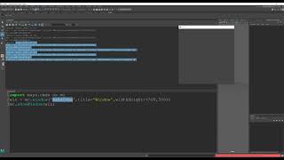 03 Maya Python More Window [upl. by Limber923]