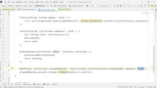 Java Coding Interview Problem Group Anagrams [upl. by Eirallih723]