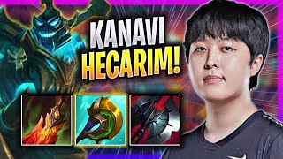 KANAVI TRIES HECARIM WITH NEW REWORK  JDG Kanavi Plays Hecarim JUNGLE vs Taliyah  Season 2023 [upl. by Haidabo]