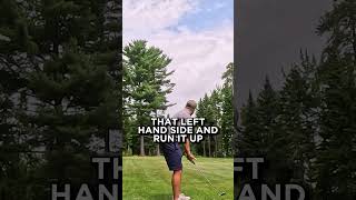 Tight tee shots at epic backyard golf course [upl. by Wixted]