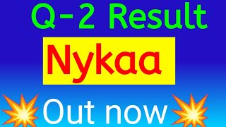 nykaa share Q2 Result today nykaa share Q2 Result 2025 [upl. by Drawe]