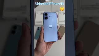 Unboxed iPhone 16 Ultramarine WOW tenorshare iphone16 [upl. by Yhtac396]