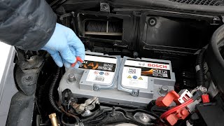 MercedesBenz  RemoveInstall Battery in 10 Minutes [upl. by Mehelhteb769]