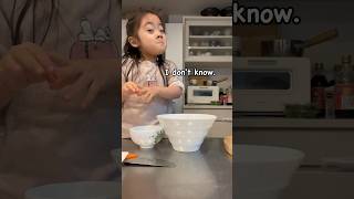 This 4 year old knows how to make Gyudon [upl. by Pooi973]