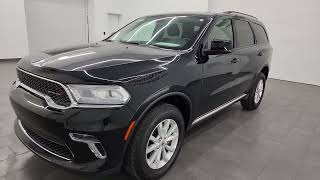 2022 DODGE DURANGO SXT AWD DB BLACK METALLIC 4K WALKAROUND 14471Z SOLD [upl. by Claudine399]