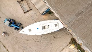 Our Boat Refit Moves Into The Hangar [upl. by Ellennahc]