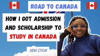 How I got admission and scholarship to study in Canada Study in Canada from GhanaTips amp strategies [upl. by Berne]