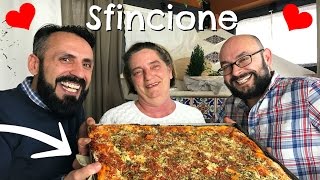 La Vera Ricetta dello Sfincione Palermitano  Vlog Ricetta con Ospite  55Winston55 [upl. by Erehc]